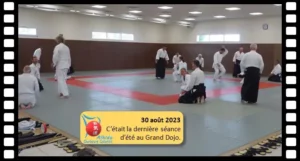 Art Martial traditionnel japonais cours d'été zen avec Aikido Cherbourg Cotentin